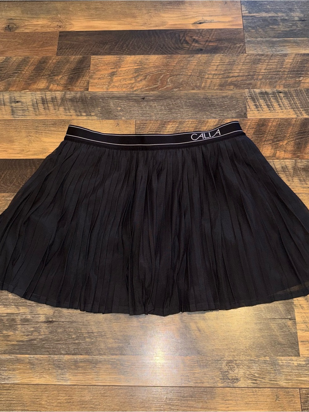 CALIA by Carrie Underwood Black Pleated Athletic Skort